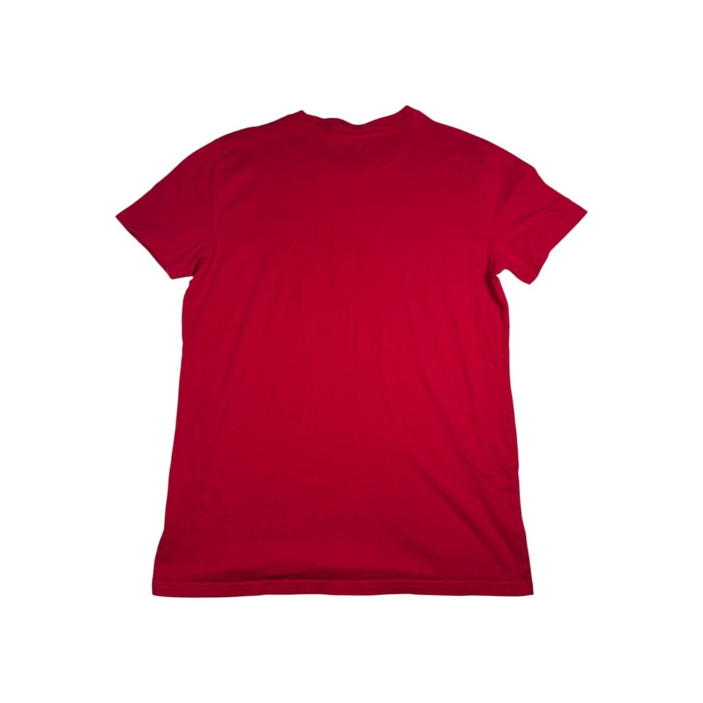 Hollister Mens Must-Have Collection Red Cotton Crew Neck Seagull Logo T-Shirt S - Picture 4 of 4